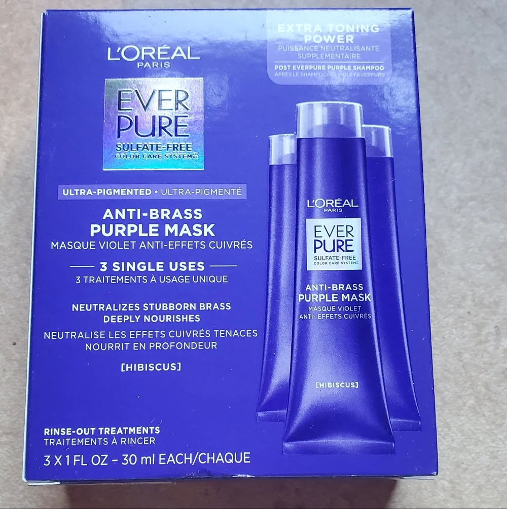 L'Oreal EverPure Ultra-Pigmented Purple Mask New